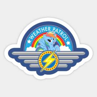 Weather Patrol Sticker